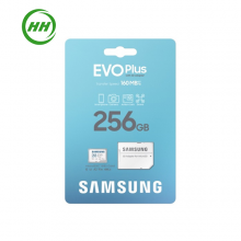 Thẻ nhớ Micro SD Samsung Evo plus 256GB Class 10 Read 160MB/s - Kèm Adapter