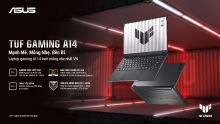 ASUS TUF Gaming A14 (2024), laptop gaming AI 14-inch mỏng nhẹ nhất Việt Nam chính thức mở bán