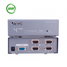 Dtech - Bộ chia VGA 1 ra 4 DT-7254