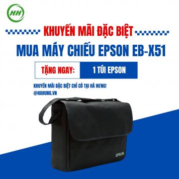Máy chiếu Epson EB-X51 – Mua ngay nhận túi máy chiếu Epson cùng Hợp Thành Thịnh
