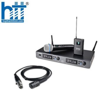 Bộ micro không dây hai kênh chất lượng cao M2-R phiên bản kết hợp micro cầm tay và micro cài áo