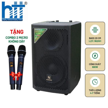 Loa Kéo Nanomax S-01 Bass 20cm 680w