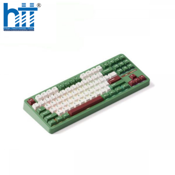 Bàn phím cơ Akko TAC87 Matcha Red Bean Tri-Mode