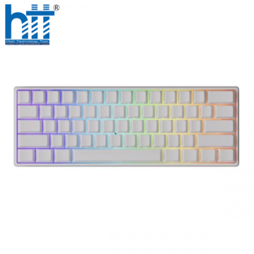 Bàn phím cơ MonsGeek FUN60 Max SP White Glare Magnetic Switches (Tri-mode) 8K in 2.4G Wireless