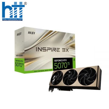 Card đồ họa MSI GeForce RTX 5070 Ti 16G INSPIRE 3X OC PLUS (GDDR7/ 256 bit)