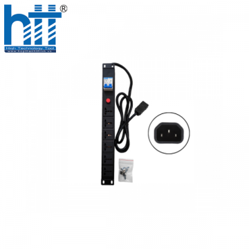 THANH NGUỒN PDU UNIVERSAL 6 PORT - PHÍCH CẮM C14