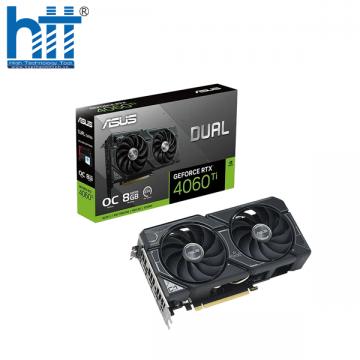 Card màn hình ASUS Dual GeForce RTX 4060 Ti EVO OC Edition 8GB GDDR6 (DUAL-RTX4060TI-O8G-EVO)