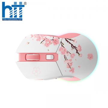 Chuột DareU EM901X RGB Superlight Wireless Pink