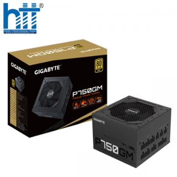 Nguồn Gigabyte GP- P750GM 750W (80 Plus Gold/Full Modular/Màu Đen)