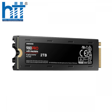 Ổ Cứng SSD SAMSUNG 980 PRO WITH HEATSINK 2TB PCIE NVME 4.0X4 (ĐỌC 7000MB/S - GHI 5100MB/S) - (MZ-V8P2T0CW)
