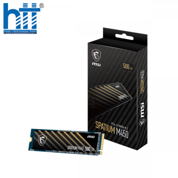 Ổ Cứng SSD MSI SPATIUM M450 500GB NVME M.2 2280 PCIE GEN 4 X 4 (ĐỌC 3600MB/S, GHI 2300MB/S)