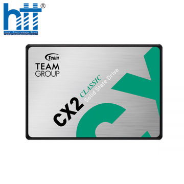 Ổ Cứng SSD TEAMGROUP CX2 512GB SATA3 2.5 INCH (ĐỌC 530MB/S, GHI 470MB/S) - (T253X6512G0C101)