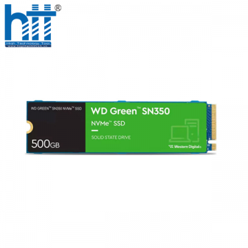 Ổ Cứng SSD WD SN350 GREEN 500GB M.2 2280 PCIE NVME 3X4 (ĐỌC 2400MB/S - GHI 1500MB/S)-(WDS500G2G0C)