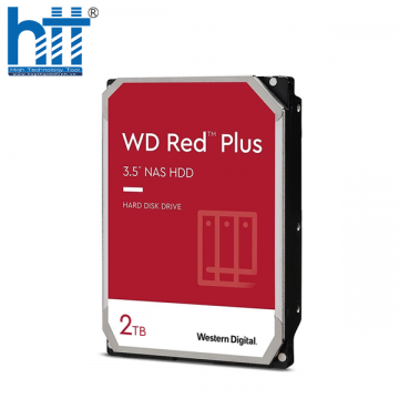 Ổ Cứng HDD WESTERN DIGITAL 2TB RED PLUS (WD20EFPX) (5400RPM/64MB CACHE/3.5 INCH/ SATA3)