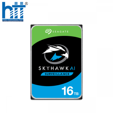 Ổ Cứng HDD SEAGATE SKYHAWK AI 16TB 3.5 INCH, 7200RPM, SATA, 256MB CACHE (ST16000VE002)