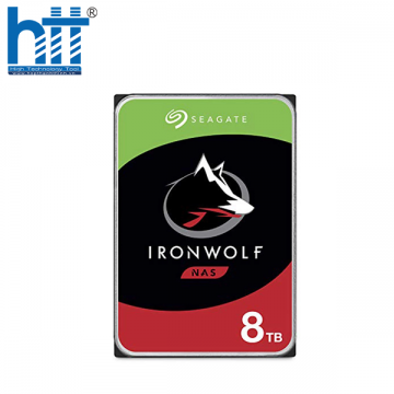 Ổ Cứng HDD SEAGATE IRONWOLF 8TB 3.5 INCH, 7200RPM, SATA, 256MB CACHE (ST8000VN004)