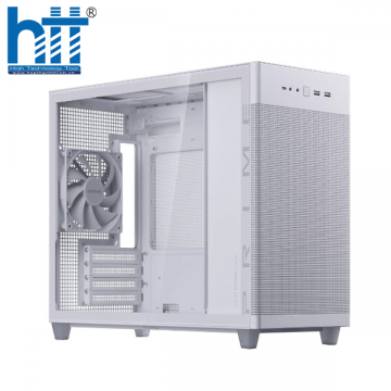 Vỏ máy tính ASUS Prime AP201 Tempered Glass M-ATX White