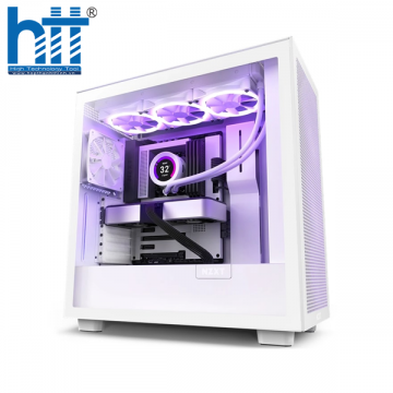 Vỏ máy tính NZXT H7 Flow White RGB