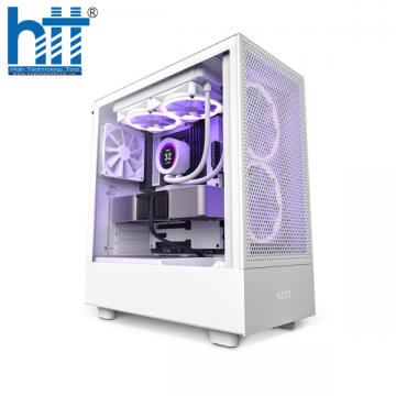 Vỏ máy tính NZXT H5 Flow White RGB