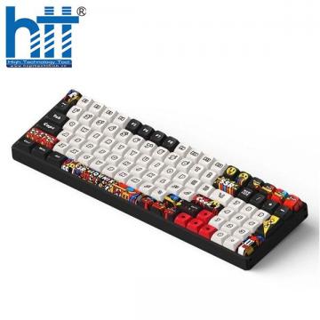 Bàn phím cơ IQUNIX F97 Graffiti Diary Wireless RGB Cherry Silent Red (Black Frame)
