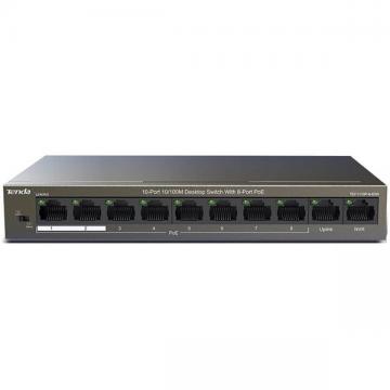 Switch Tenda 8 port PoE TEF1110P-8-63W