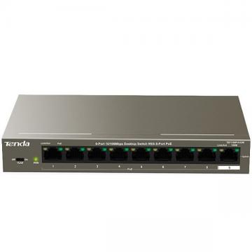 Switch Tenda 8 port PoE TEF1109P-8-63W