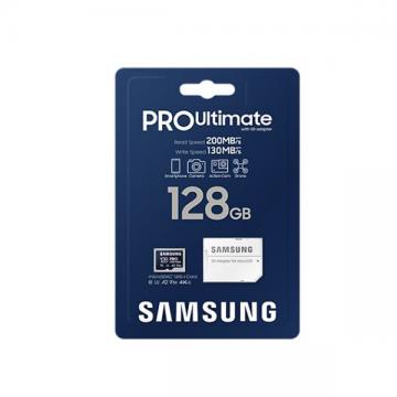Thẻ Nhớ MicroSDXC Samsung Pro Ultimate U3 A2 128GB 200MB/s With Reader MB-MY128SB
