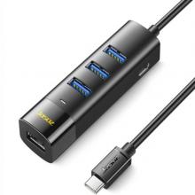 HUB USB-C ra 4 cổng USB 3.0 1m T-F156
