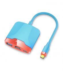 Bộ chuyển đổi Type-C 3 trong 1 18cm T-H106